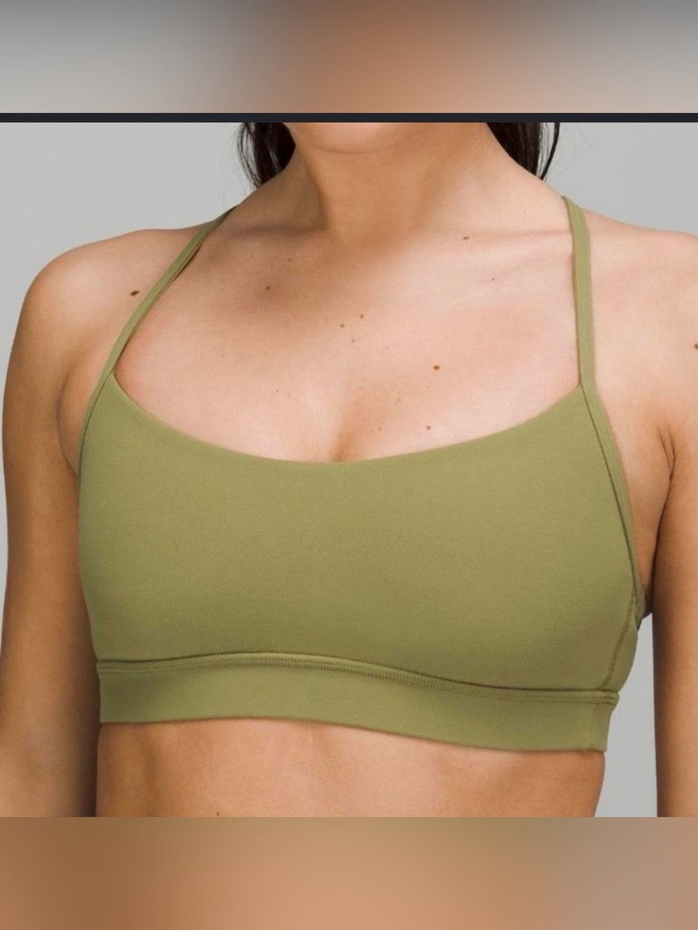 Lululemon Flow‎ Y Bra Nulu Light Support B/C Cups , size 4